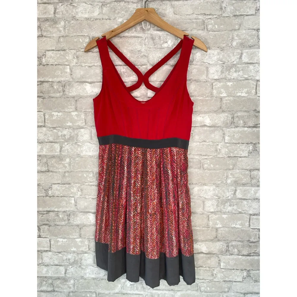 Sine Size Xxs/2 Raspberry/Grey Dress - Picture 1 of 6